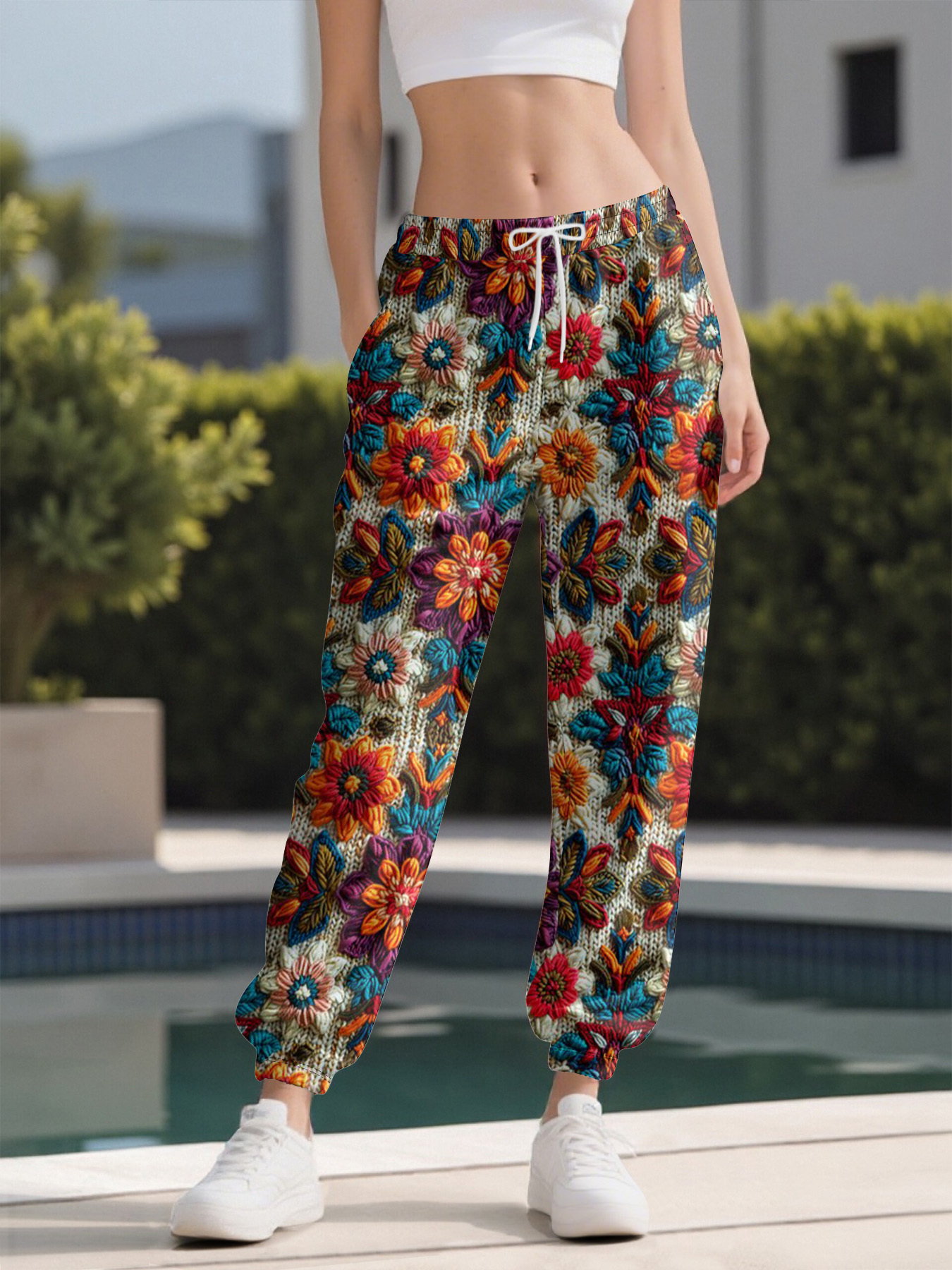 crochet pants sold on Temu United States