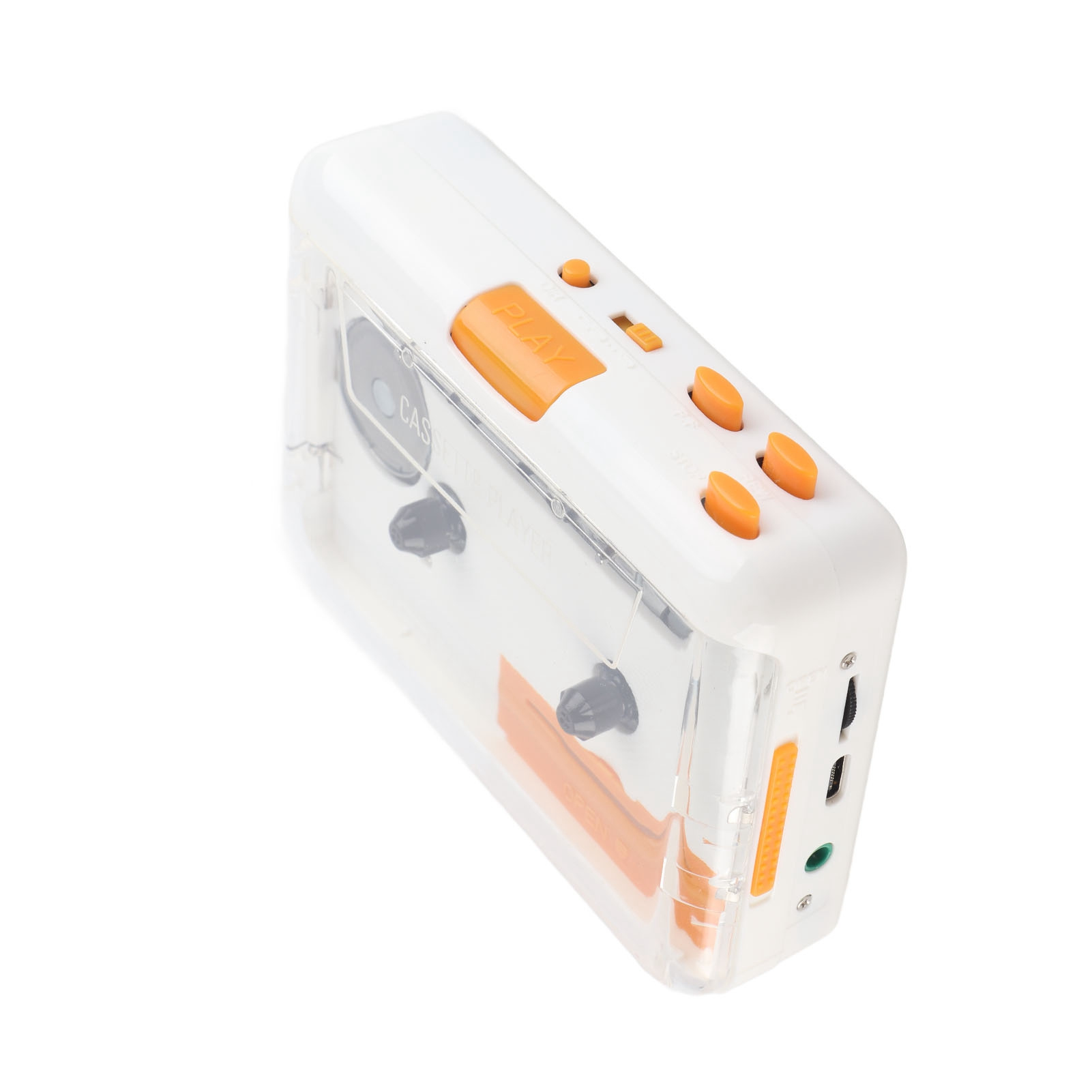 TEMU Usb Cassette Converter Plug And Play Portable Mp3 Music Tape Player With Earphone For Pc, Portable , Cassette Player Portable, Portable Cassette