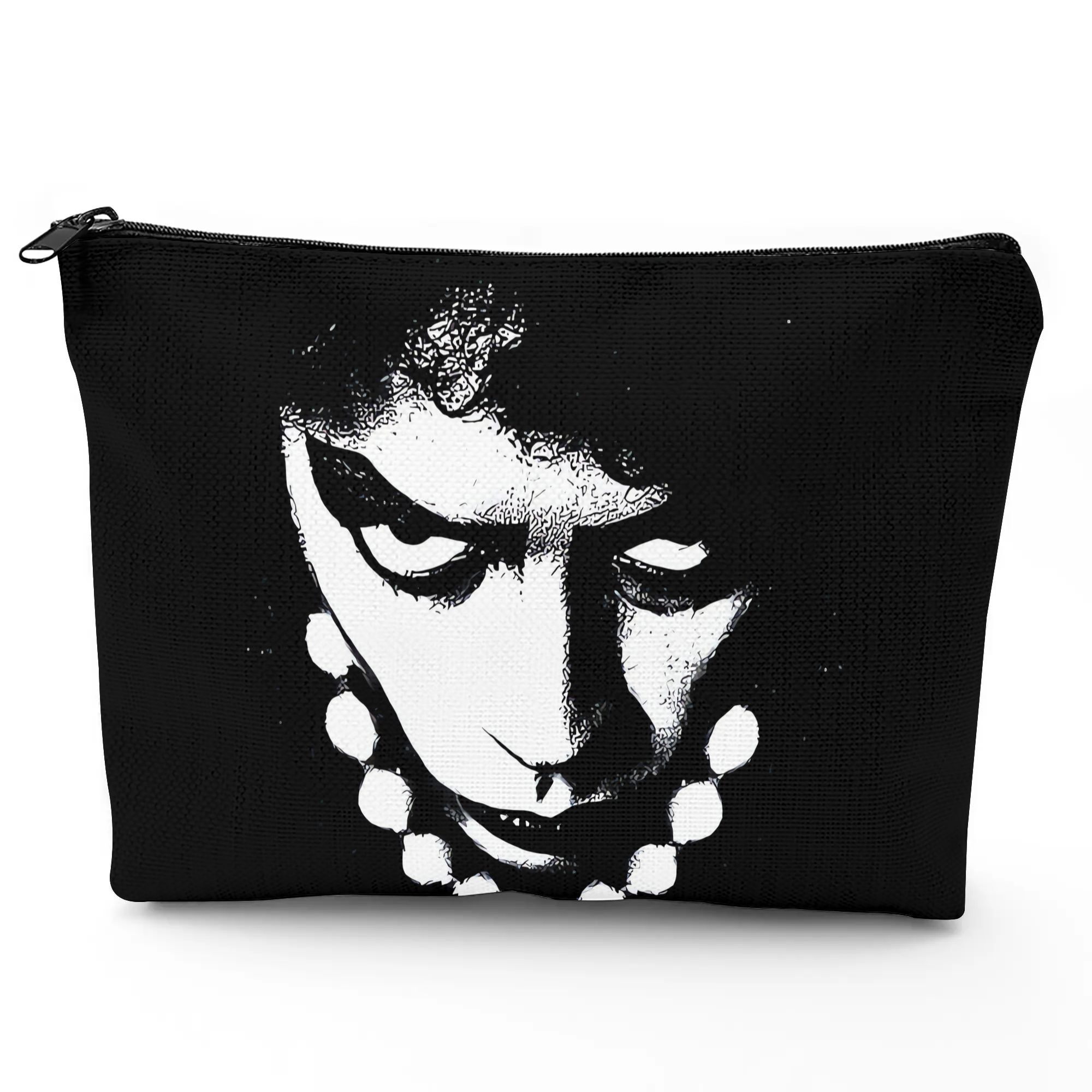 TEMU 2d Flat Printing N Themed Chic Makeup Bag For Dressing Table Or Vanity Keeps Favorite Products Within Easy Reach