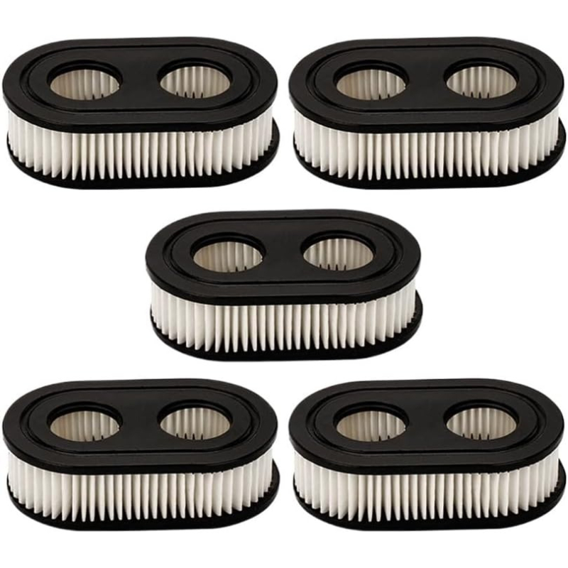 TEMU 5pcs (5pcs) Compatible For & Air Filter Suitable For 798452, 798339, 5432, 5432k, 550ex, 675exi, 725exi Engines & Lawn Mower - Plastic Oval