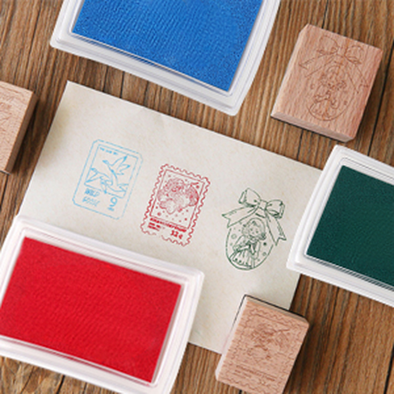 16 Colors Washable Finger Ink Pads for Crafts