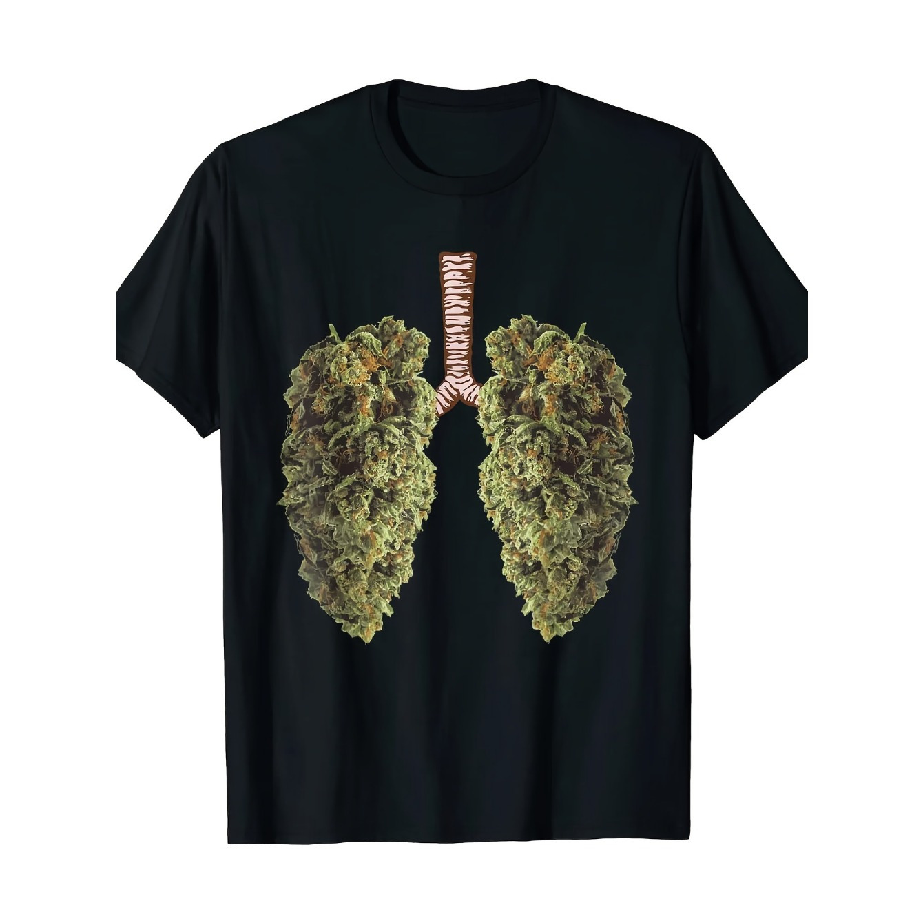 

Funny Weeedd Lung Bud T-shirt Thc Lung Tshirt T-shirt Hot Sale Student Cotton T-shirt Printed 2024 Round Neck Fashion 220g