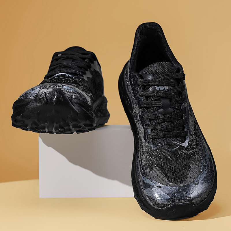 High-Quality Knit Upper Wide-Toe Sports Shoes