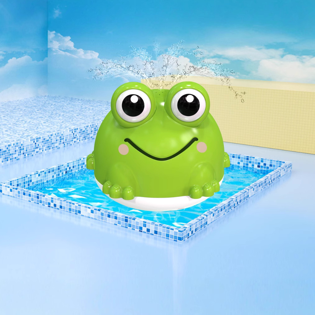 Tiuimk Cute Frog Motion Sensor Doorbell – Green, Battery Powered, "Hello! Welcome!" Announcement, Ideal For Home/Shop