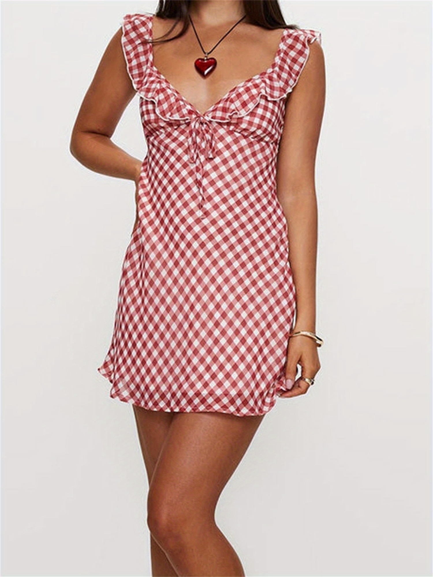 shirt collar mini dress Women's Mercy Fit and Flare Shirt Collar Taffeta Mini Dress S/M/L/Customize  White Polka Dots MEAN BLVD
