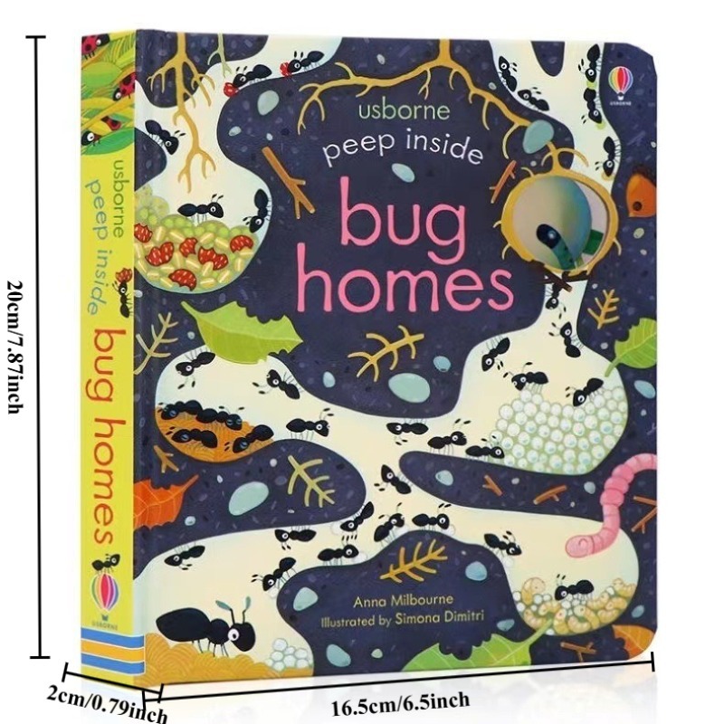 Compact Pop-Up Insect Learning Material for Kids