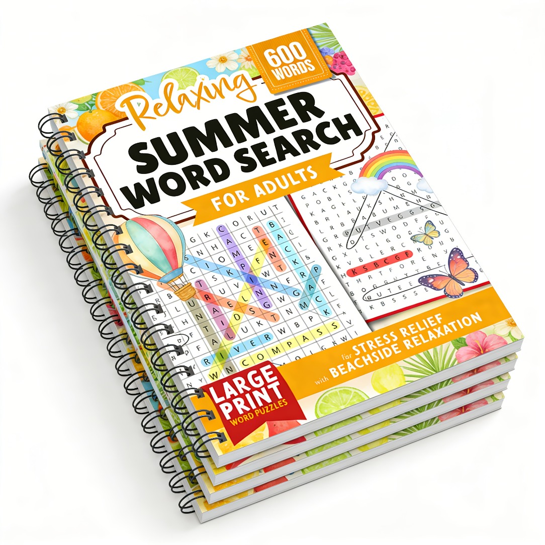 personal organizers launches a large print   puzzle book with over 600 historical terms providing adults with a soothing summer activity   designed to relieve stress and provide relaxation   this series contains fun and cha