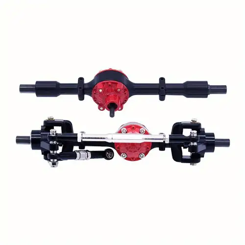 Open Style Rear Axle Wpl C14 RC Vehicle Axle Differential Kit - Aluminum Front Middle Rear ...