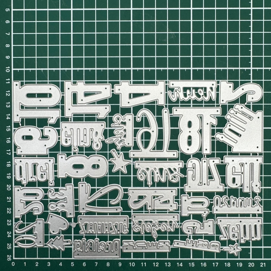 Numbers For Metal Cutting Dies For Scrapbooking Card Making Stencils Embossing Craft Decoration