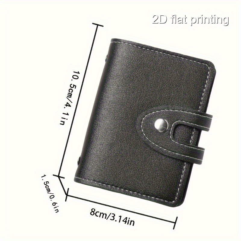 24 Multi-Slot ID Card Holder Ultra-Thin Credit Card Holder for Men and Women Bank Card Storage Bag