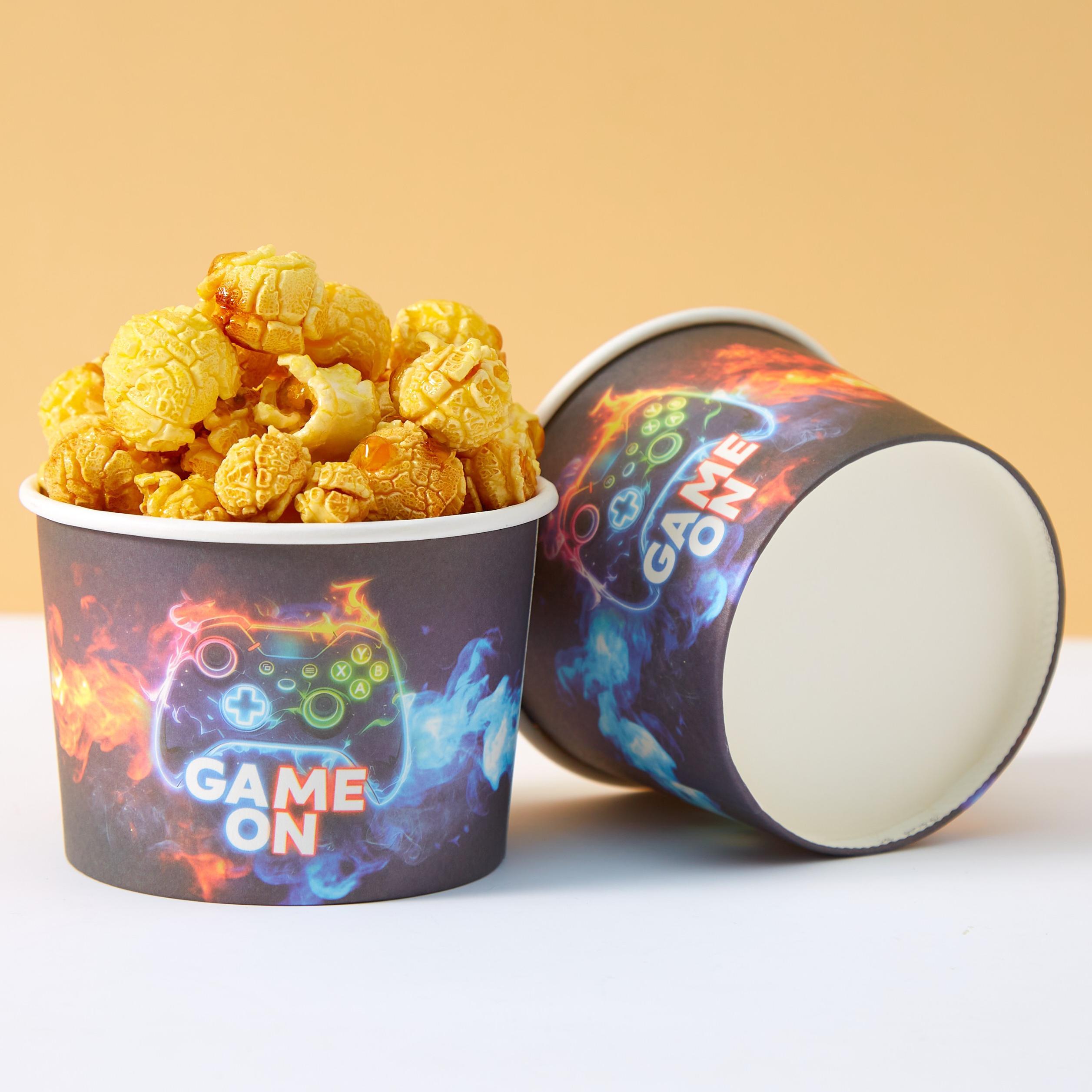Image of 10/ 25 Disposable Solid Color Paper Bowls, Machine Paper Bowls, Snack Boxes, Disposable Tableware For Birthday Parties, Family Parties, Picnics, Restaurants, And Takeout For Halloween、christmas