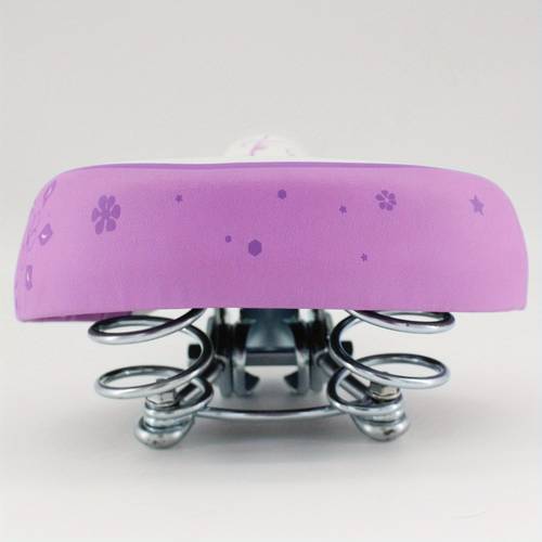 wide kids bike seat for girls bike comfortable kids bike seat fit for 12 14 16 18 20 inch bicycle purple
