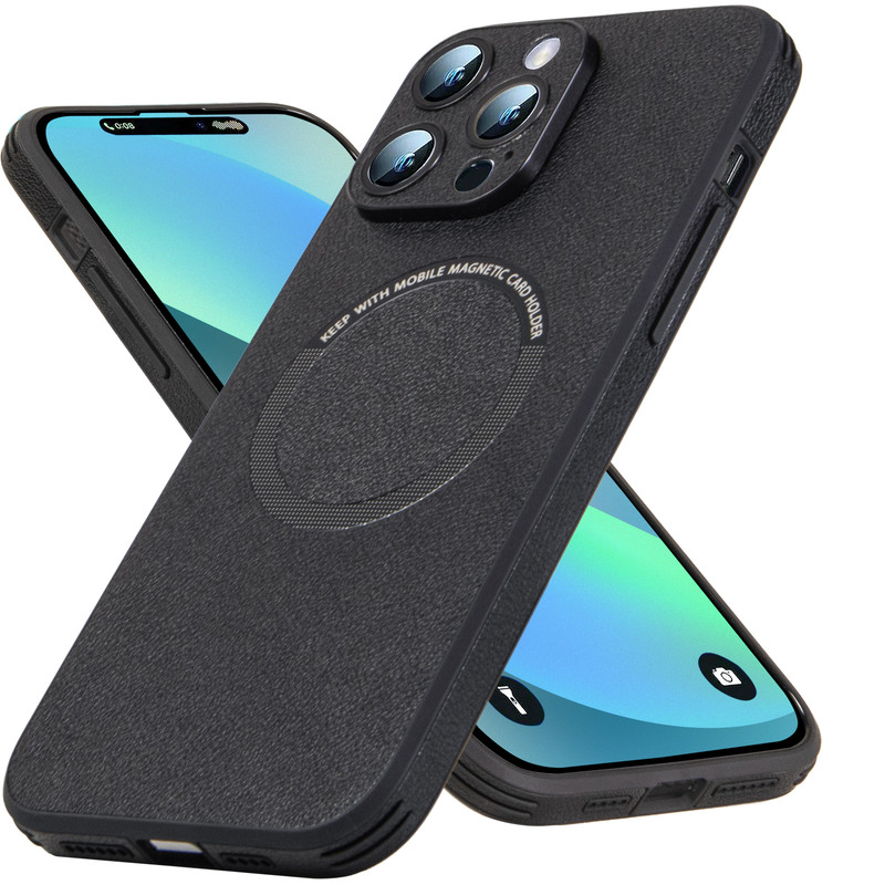 Phone Case: Shock-resistant Luxury Premium Magnetic Case For Iphone 17/16/15/14 Plus/13 Pro Max [strong Magnetic Attachment] - [built-in Camera Lens Protector]