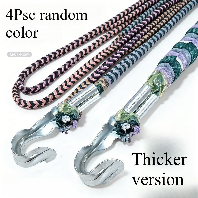 Zuverlässiger Karabiner Gummizug 6 mm Gummiband mit Karabinerhaken (30 120 cm