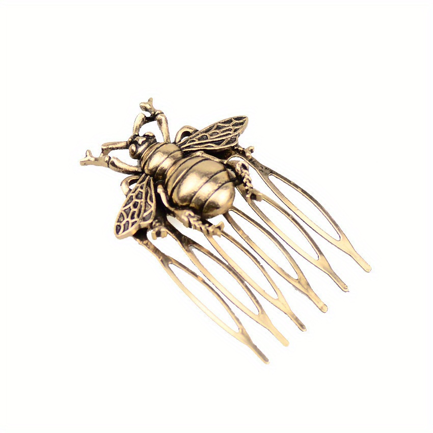 6pcs/5pcs/1pc Vintage Leaf Hair Comb Pin, Ancient Style Hair Accessory With Flower And Hairpin Clip