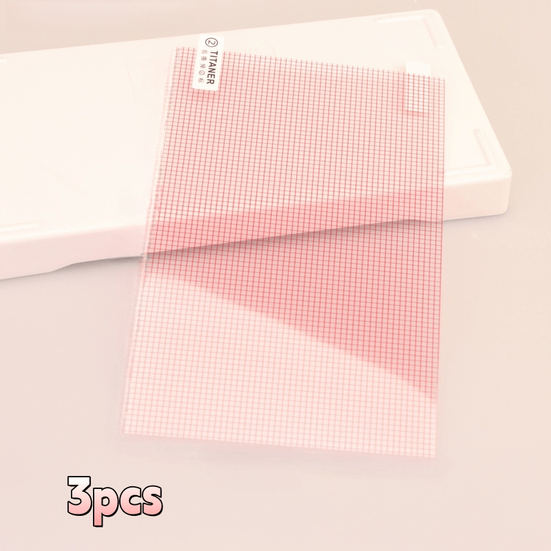 TEMU 3 protections d'écran auto-coupantes universelles , anti-traces de doigts et anti-rayures, couverture de protection transparente, adaptées pour