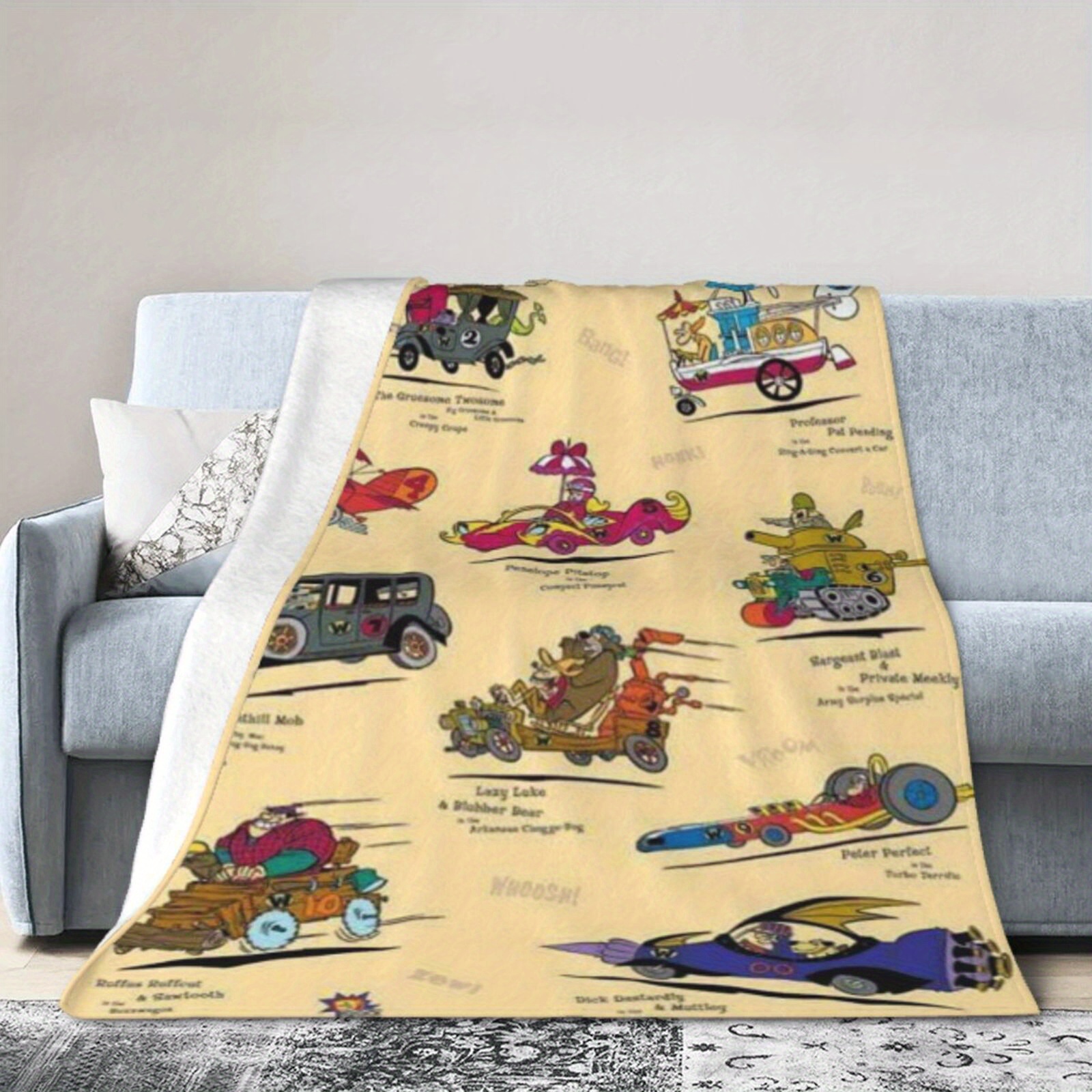 

Flannel Fleece Blanket, , Multifunctional For Sofa, Bed, Car, , -