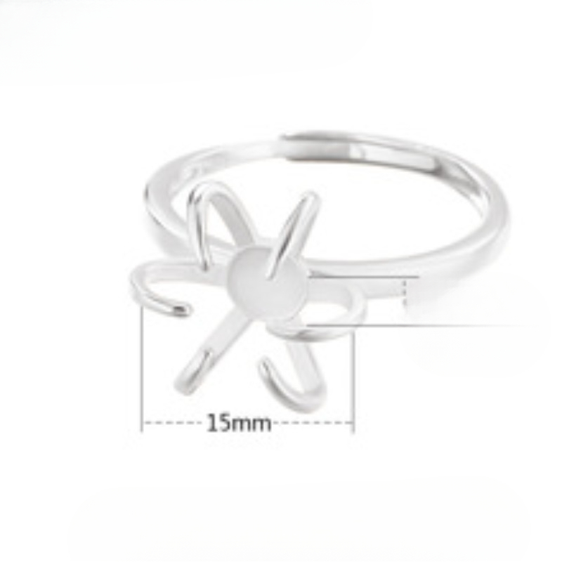 S925 Sterling Silver Ring Holder Diy Universal Ring Holder Freestanding Ring Holder, Suitable For Daily Versatile Gifts, Mother's Day, Valentine's Day, , Accessories