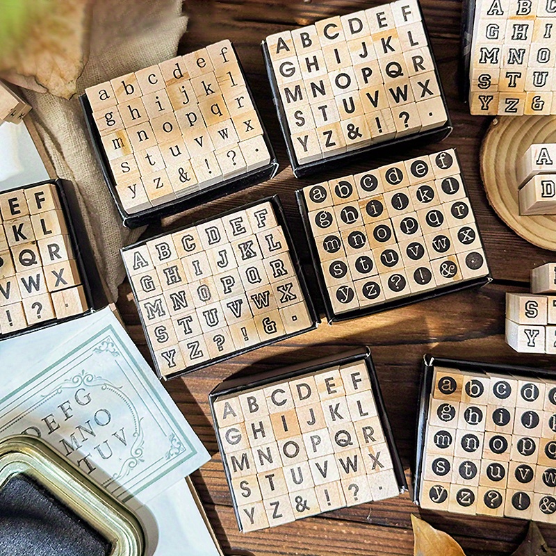 stamp alphabet sold on Temu United States