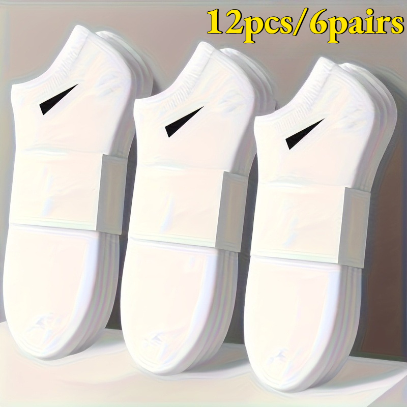 12 piezas de calcetines tobilleros unisex de corte bajo , PE - Imagen 4