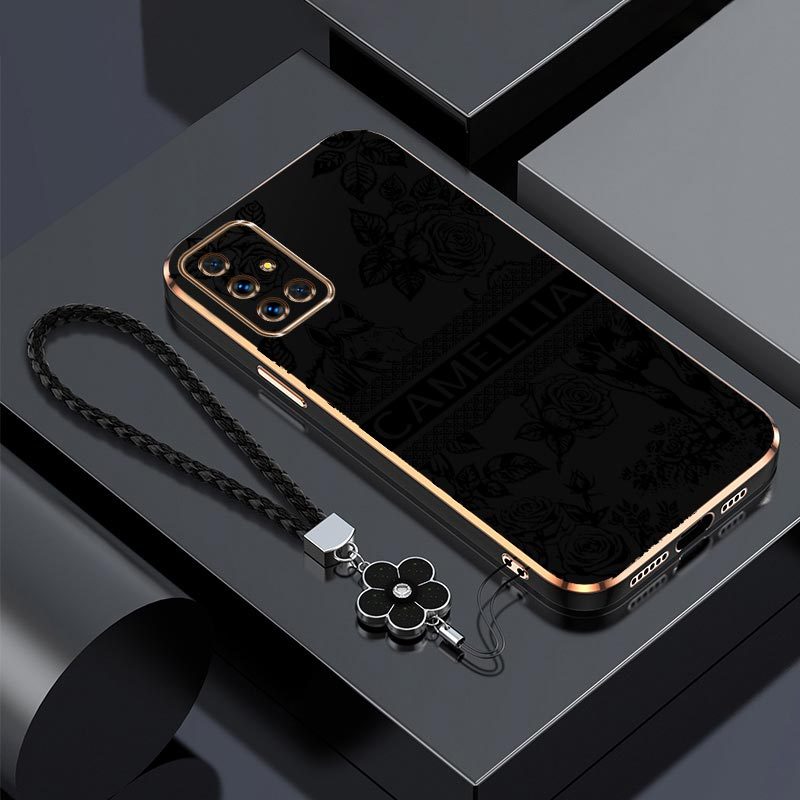 TEMU Blooming Camellias A51 Silicone Case For A51 With Elegant Fashion