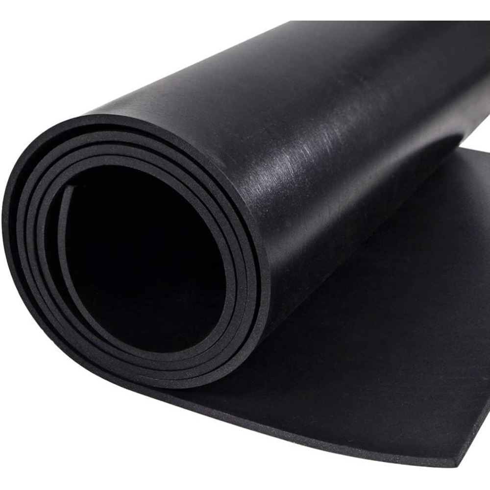 Image of 100x300cm (3mm) Anti-slip Mat From Rubber For Garage, Workshop & Industrial Use - Garage Floor Protection, Protective Mat For Basement, Garage, Workshop, And Industrial Applications