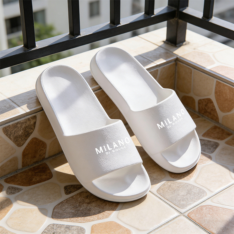 TEMU 1 Pair Di Rouge Unisex Relaxed Eva House Slides, Basic Daily Slip On Slippers, Modern Casual Lifestyle Footwear, Universal Daily Wear Daily ,