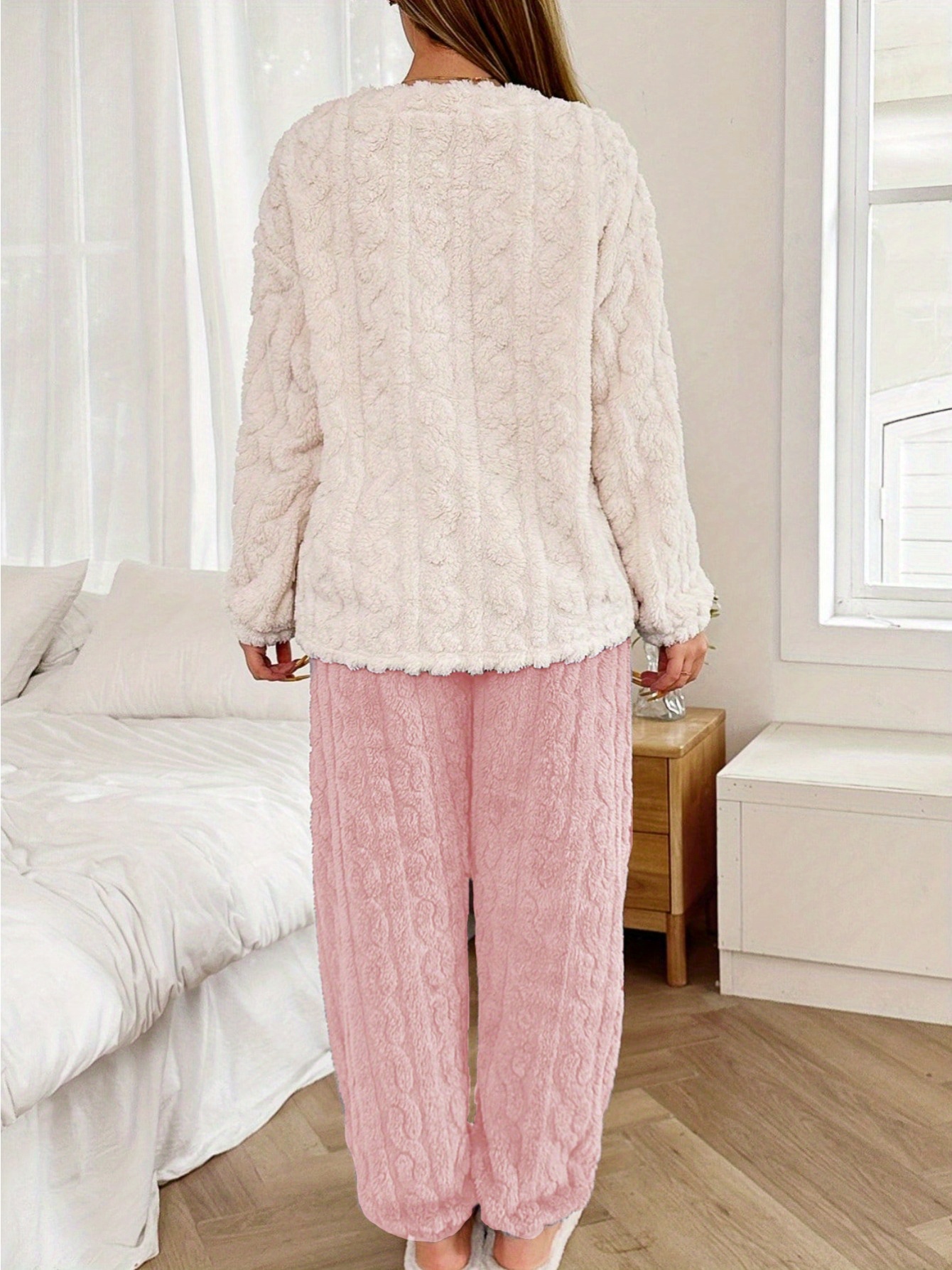 Winter Dames Fleece Pyjama Set