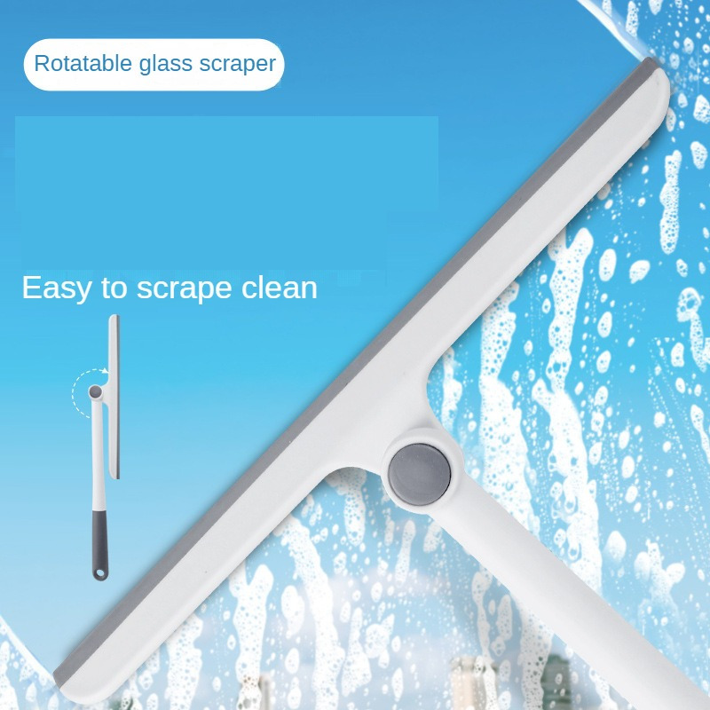 

Multi-surface Squeegee For Glass, Bathroom, Toilet, Kitchen, Car, Plastic, Rotating Head Window Cleaner, With Cleaning For Easy Dirt Removal