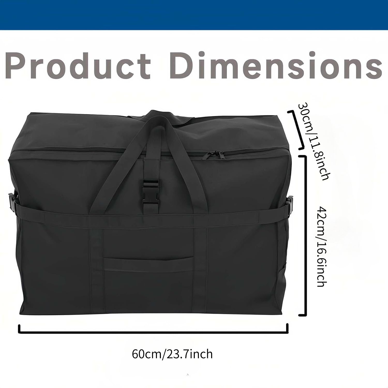 Large Nylon Duffel Bag for Travel and Camping