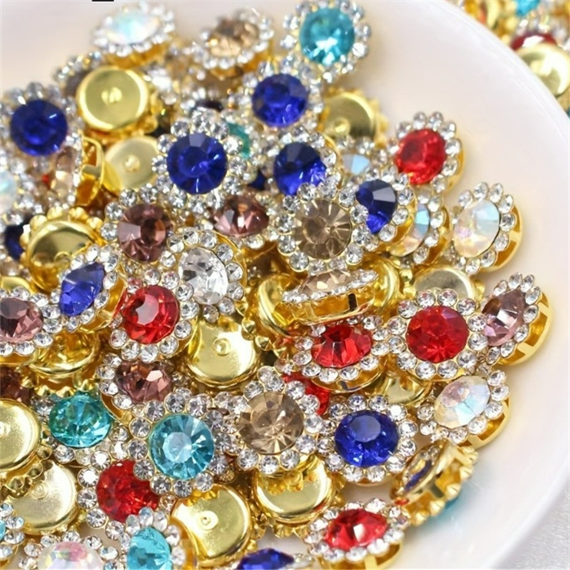 TEMU 72pcs10mm-double-layer Acrylic , Featuring A Sunflower Shape And A Design. Decorative Flowers Are Ideal For Handmade , Hair Accessories, And As
