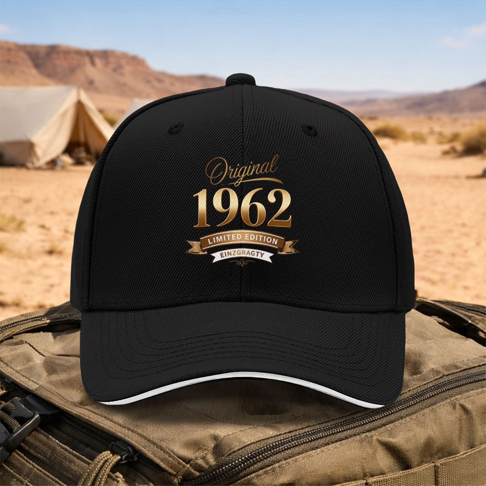 TEMU 1pc Original 1962 Fashion Baseball Cap, Unisex For Running, Sports, Daily , Outdoor Activities, And Parties, An Ideal Gift