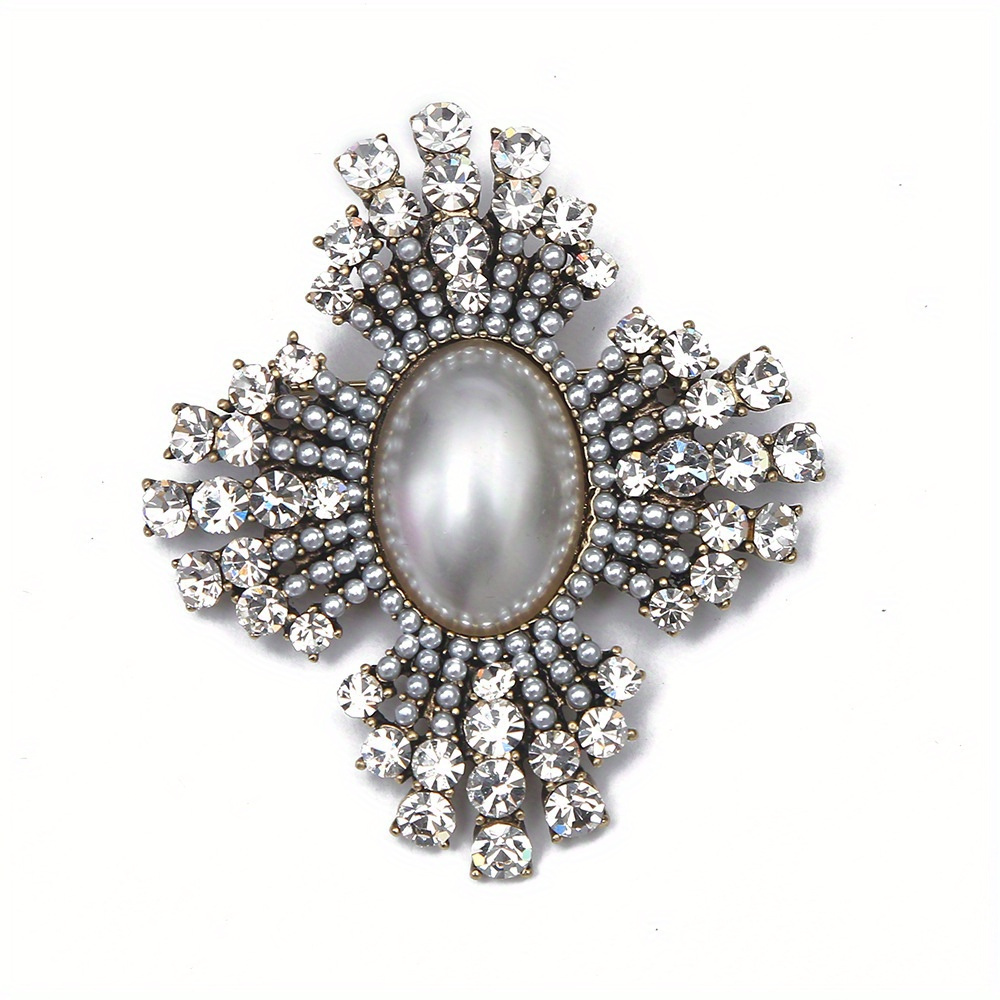 Image of High Quality Elegant Luxury Brooch Wedding Jewelry Badge Party Gift
