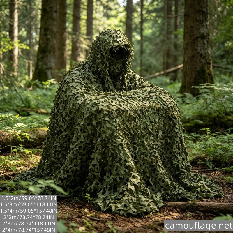 Image of 1pc Camouflage Net Uv Protection Warehouse Cover Fish Pond Cover