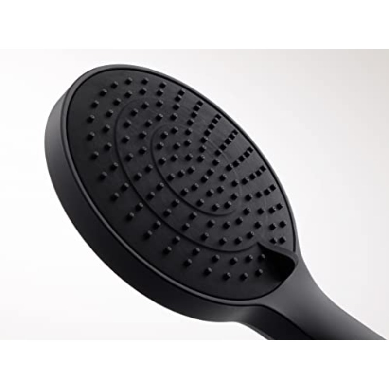 Universal Black Matt Shower Head with 3 Spray Types