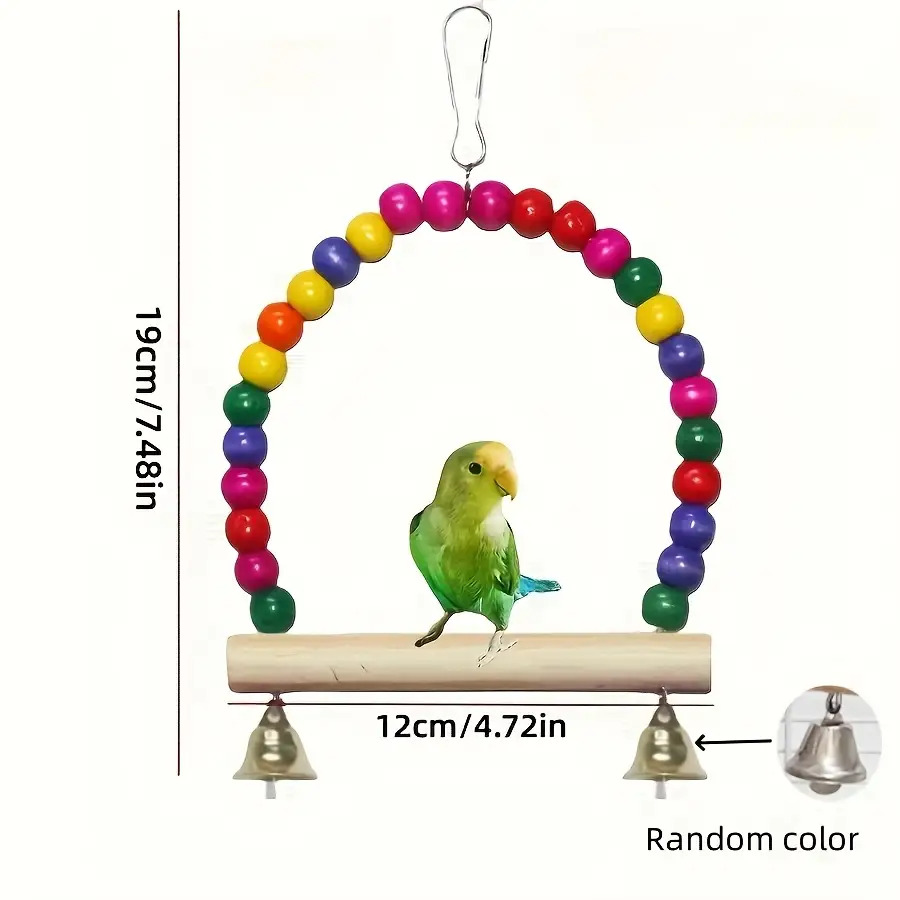 Image of Colorful Toy, Suitable For Small And Medium-sized Parrots Of , Applicable To Home, Office, Rv And Outdoor , Ideal For Parrot Owners In Diverse Spaces Random Colors