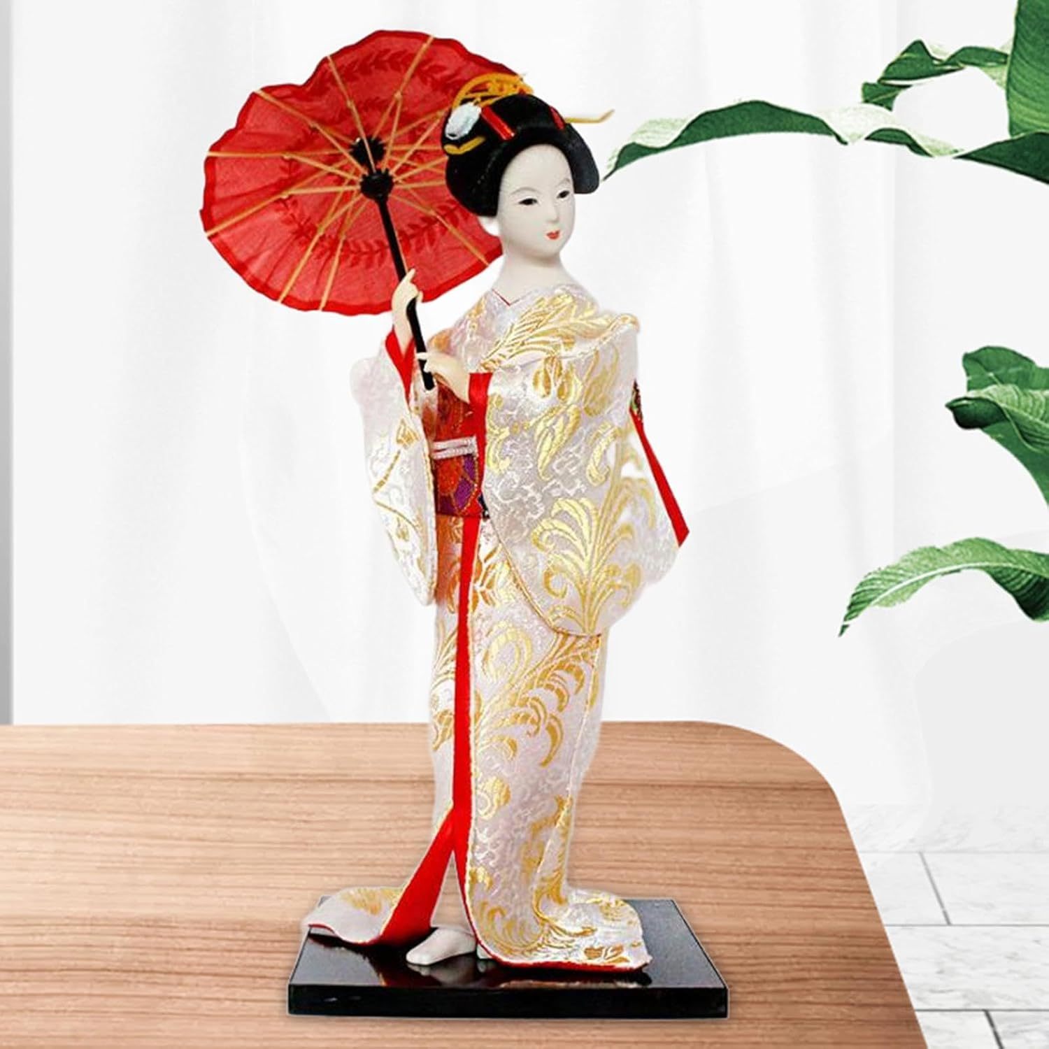 Glixoft Poupée Kimono Japonaise, 3 Pièces, Poupée Geisha