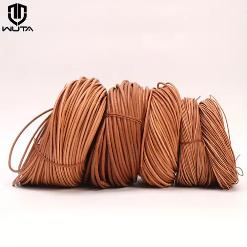 2 5 meters 100 genuine leather cord round rope 1 5 6mm leather strap strings woven rope for jewelry necklace bracelet lace craft tool leather art supplies cowhide leather shapes