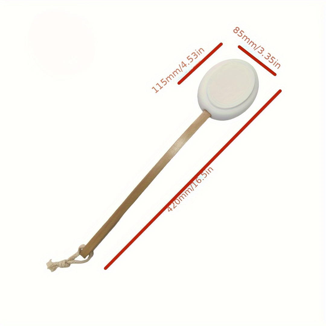 TEMU Back Applicator- Long-handled Bath Brush Easily To Shower Tools For Body Lotions, Moisturizers, Sunscreens- No Required, Suitable For The