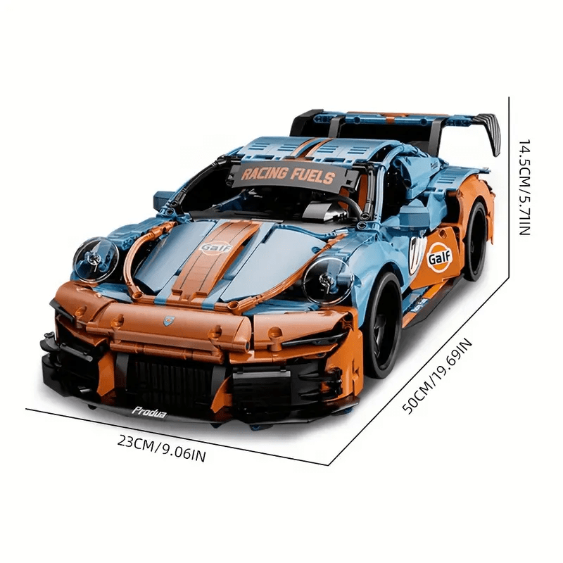 1778pcs GTS Sports Car Building Blocks Set, 1: 10 Scale Car Model, DIY Racing Decor, Adult Collectible Toy, Ideal Christmas & Birthday Gift, Birthday Gift|Sports Car Model|Detailed Construction, Toys