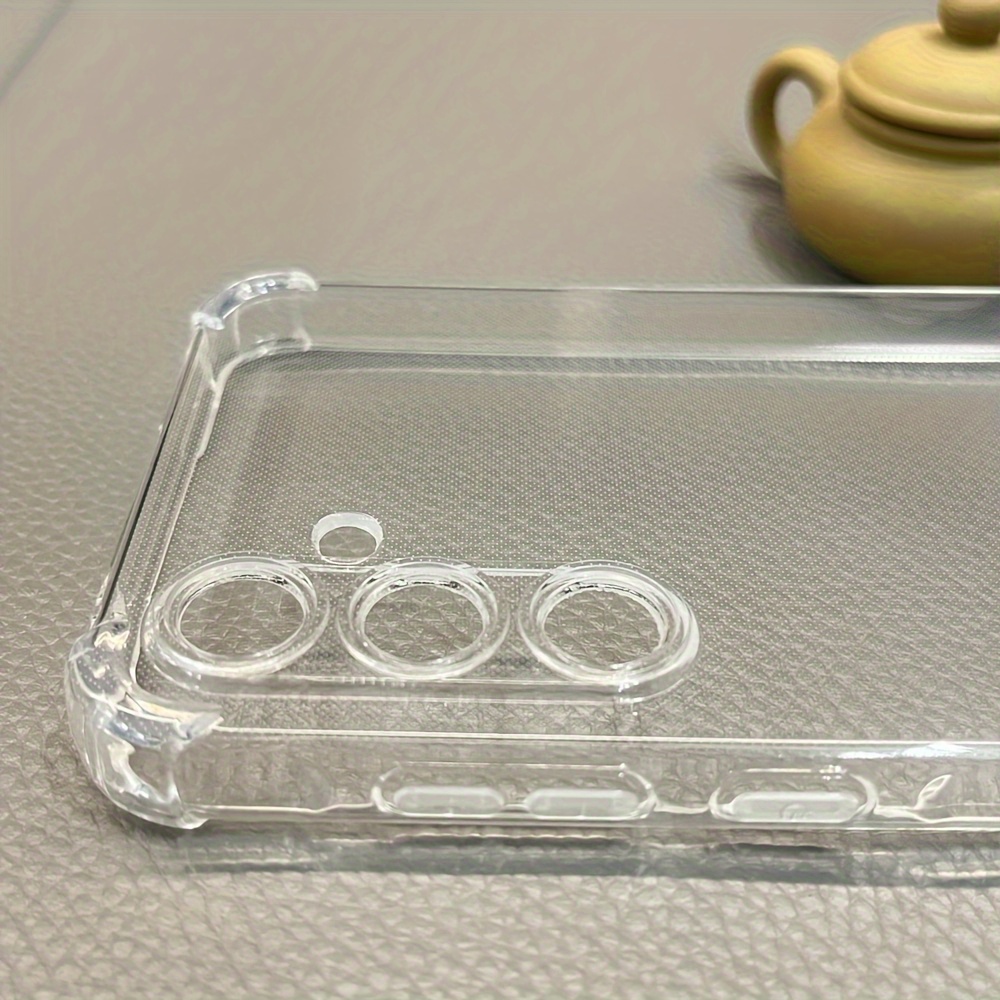 Four Corner Anti Drop Transparent Suitable For Apple for iphone 16 15 14 13 12pro Max 16 15 14 Plus 13 12 11pro/X/XMax Phone Case for samsung A14 A15 A16 A25 A26 A32 A35 A51 A53 A54 A55 A56TPU Soft Shell MOTO - Image 4