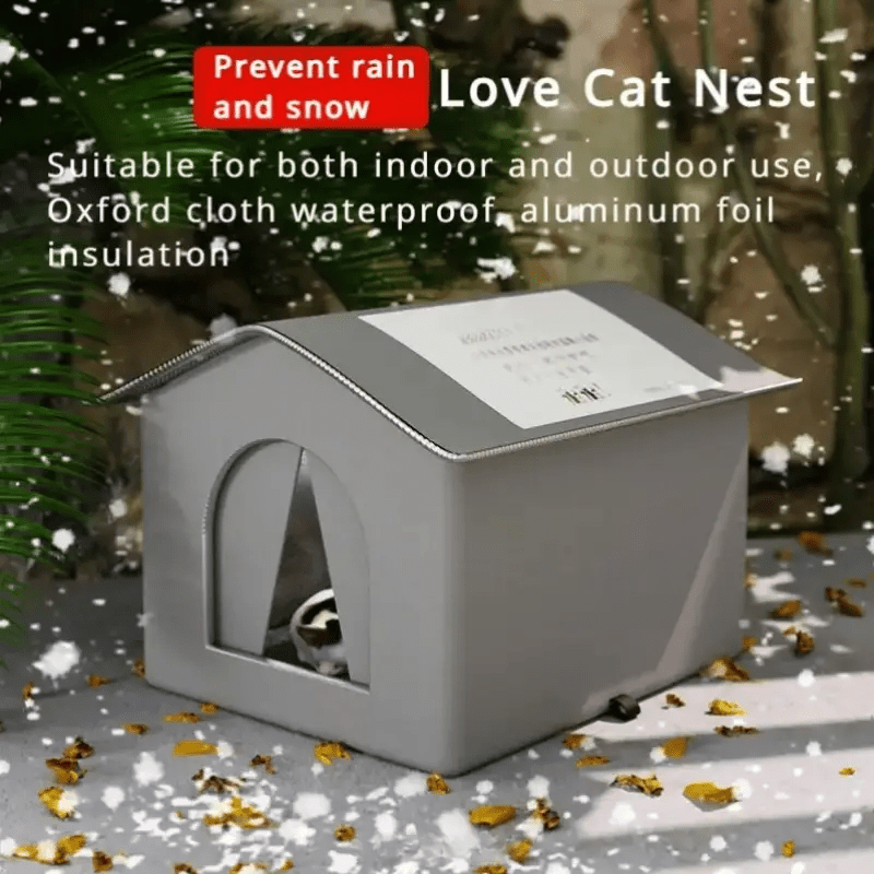 

1pc Whiskerwonders Cat House , Cat For And Use