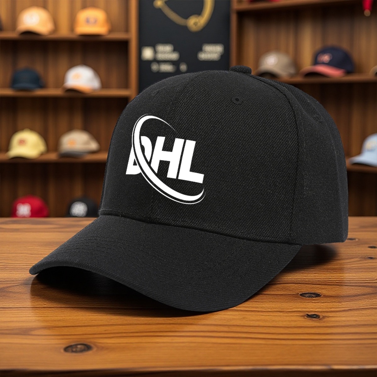 1pc   Trucker Hat - Lightweight, Adjustable Snapback, Unisex Design, Black with White Logo, Casual  ,   Mountain Retreats & Vacations, 10 Colors  , Outdoor Headwear | Classic Trucker Hat | Lightweight Hat