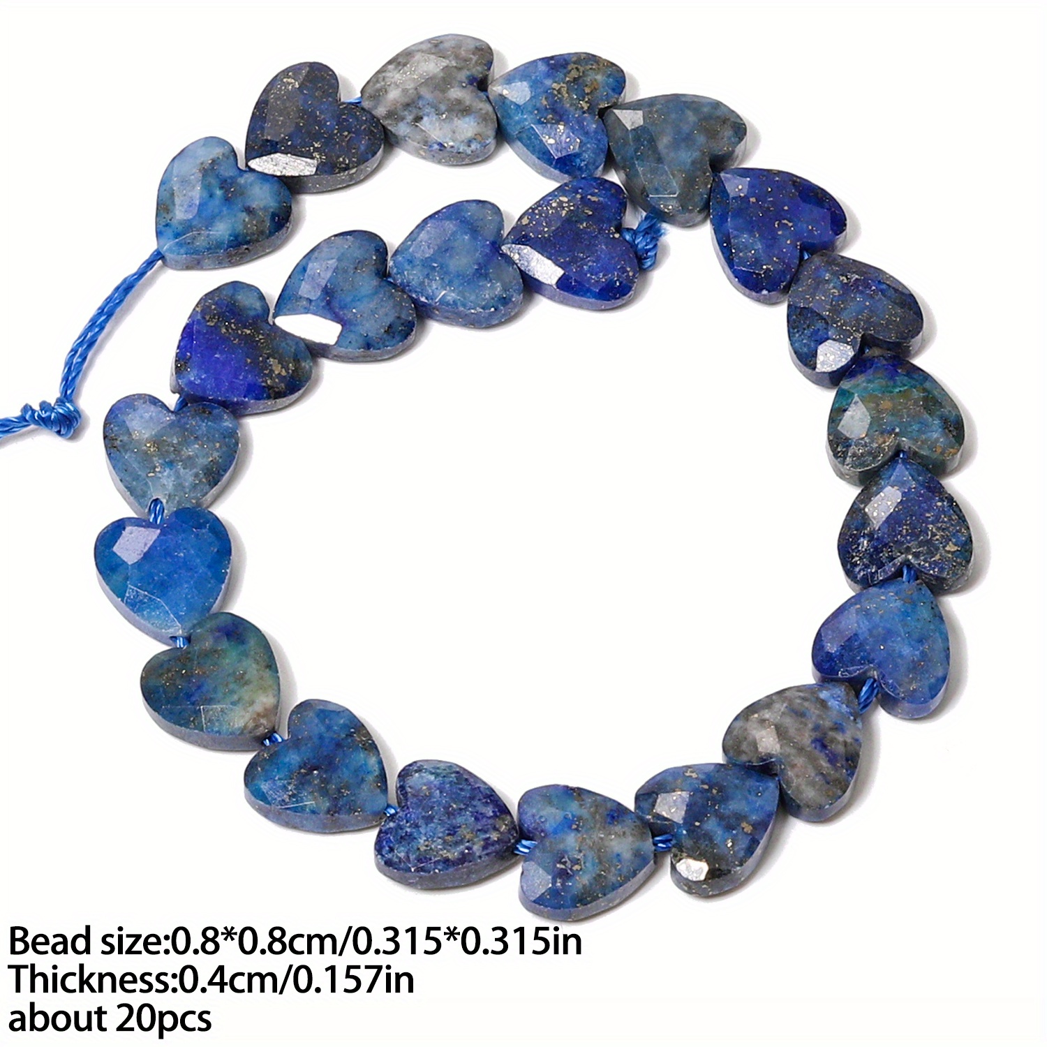 Beads & Bead Assortments - Aaa Natural Stone Beads Loose Beads 8mm Heart Shape Beads For Jewelry Making - Ideal For Bracelets, Necklaces, Elegant Charms & Fashion Beading Additions