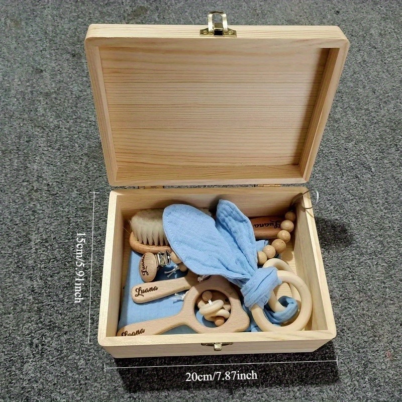Custom Personalized Wooden Gift Box for Keepsakes