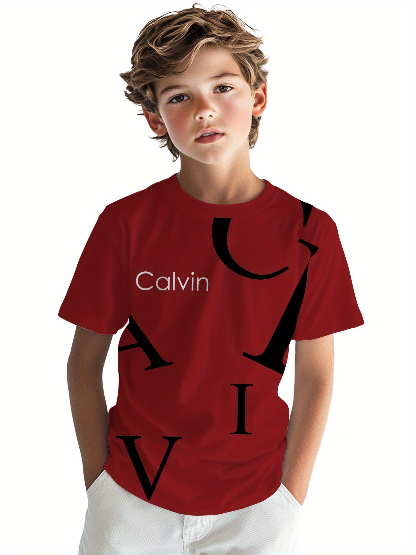 new 3  printed   boys trendy t shirt made of 100 polyester lightweight and breathable   the   for daily outdoor activities and   its trendy and versatile and a wonderful gift    
