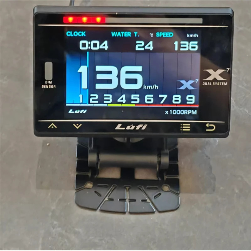 新型 第四世代 lufi x7 ヘッドアップディスプレイ obd計器 水温 排気