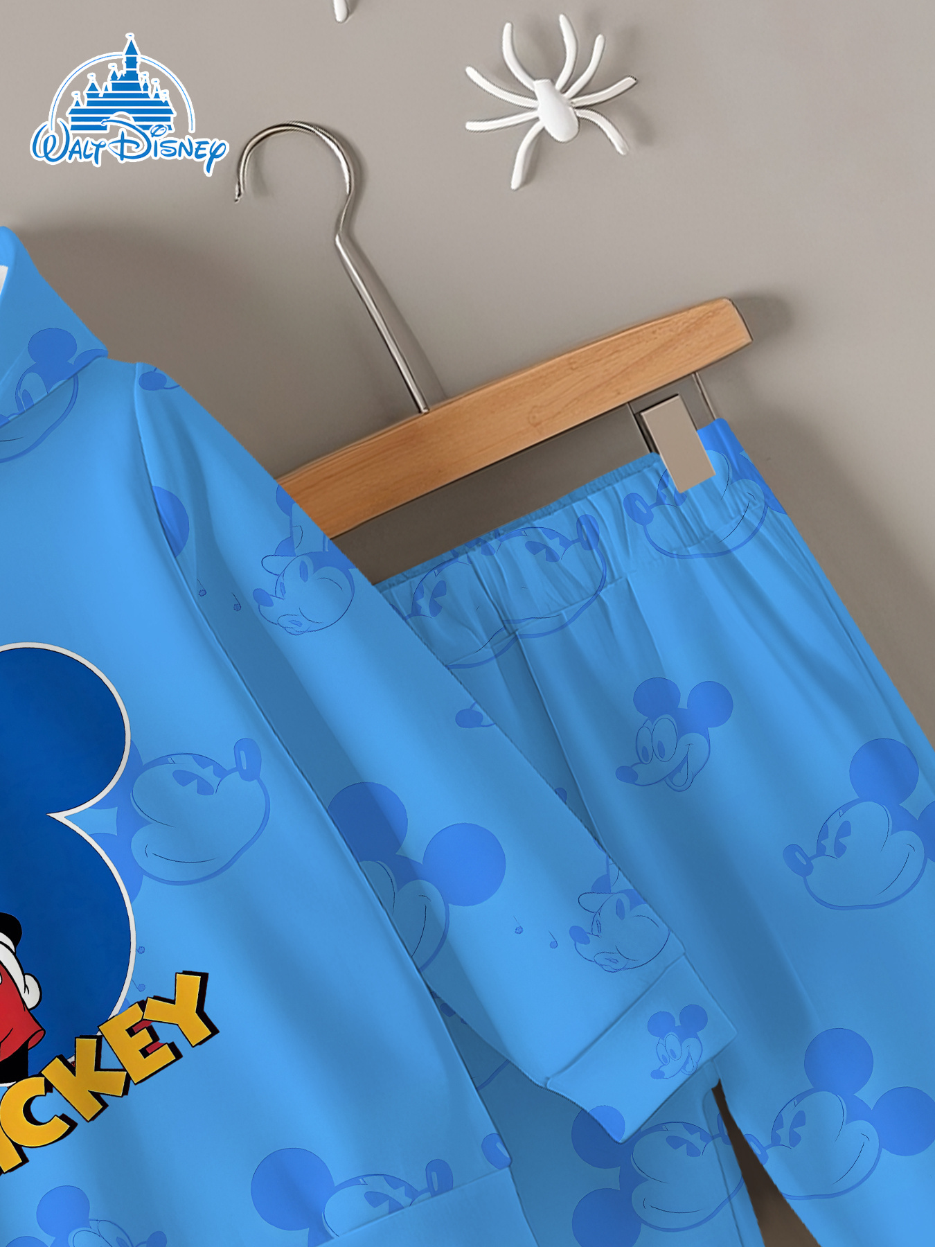 2-delige kinderset met Disney Mickey Classic beeld-thema 3D-printdesign