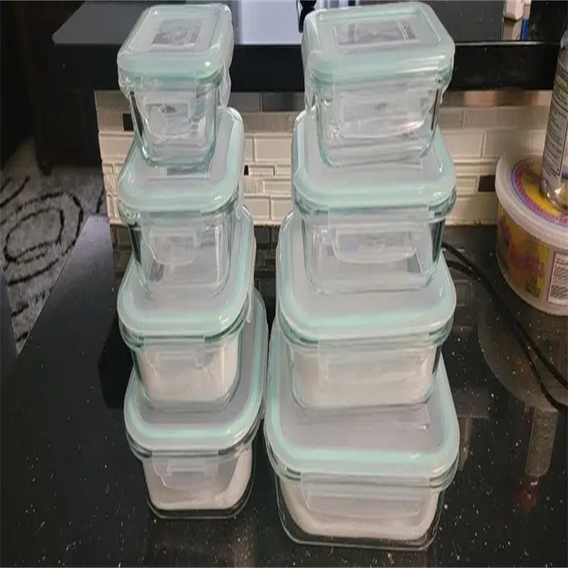 16pcs glass serving containers with lids lunch containers for storing food insulated lunch boxes lunch boxes airtight kitchen containers for   vegetables and sandwiches airtight storage microwave oven freezer and dishwasher safe Product details 3