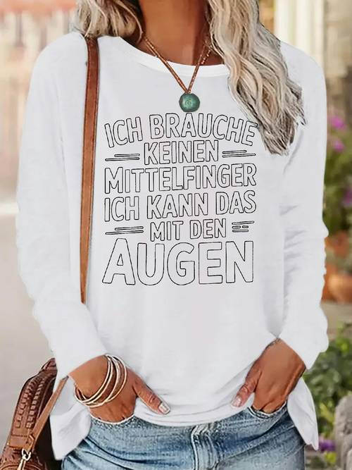 s20250924 long sleeve crew neck t shirts made of 95 and 5 elastane casual wear womens tops are designed for everyday athleisure and standard size b4